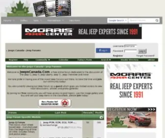 Jeepscanada.com(Jeeps Canada) Screenshot