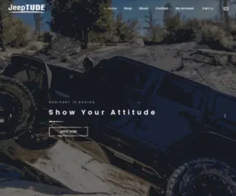 Jeeptude.com(A Jeep Isn’t Built To Be Ordinary) Screenshot