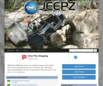 Jeepz.com(Jeep forum) Screenshot