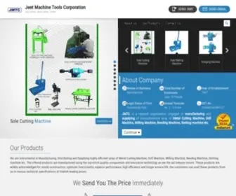 Jeetmachinetools.com(Jeet Machine Tools Corporation) Screenshot