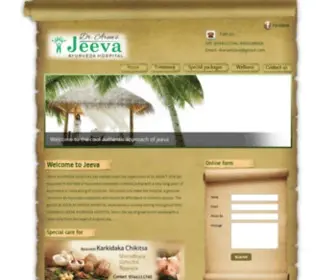 Jeevaayurvedahospital.com(Jeeva Ayurveda Hospital) Screenshot