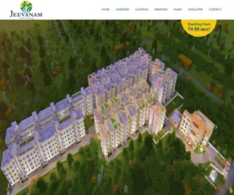 Jeevanam.co.in(Affordable Housing in Sonarpur) Screenshot