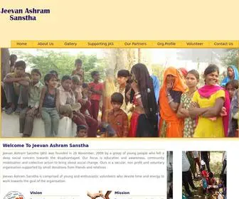 Jeevanashramsanstha.org(Jeevan Ashram Sanstha) Screenshot