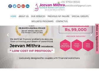 Jeevanmithrafertilitycentre.com(Best Chennai Fertility Centre) Screenshot