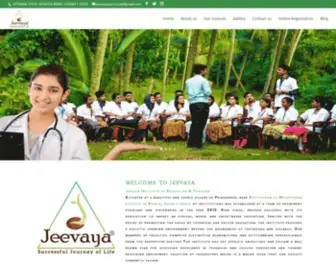 Jeevayaayurvedanursing.in(Jeevaya group) Screenshot