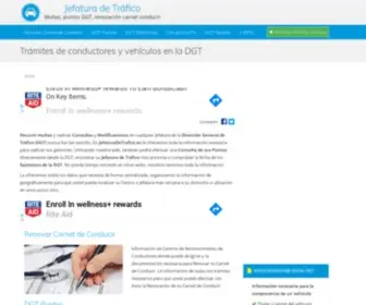 Jefaturadetrafico.es(Jefatura de Tráfico) Screenshot