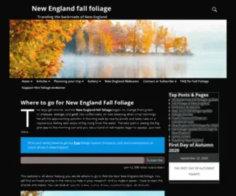 Jeff-Foliage.com(Fall Foliage of New England) Screenshot