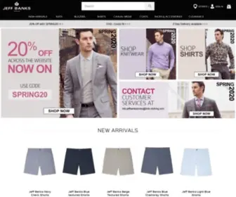 Jeffbanksstores.co.uk(Shop Jeff Banks Men’s Clothing) Screenshot