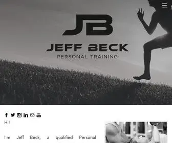 Jeffbeckpersonaltraining.com(Jeff Beck Personal Training) Screenshot