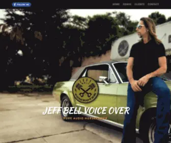 Jeffbellvoiceover.com(Jeff Bell Voice Over) Screenshot