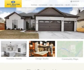 Jeffbentonhomes.com(Huntsville Real Estate) Screenshot