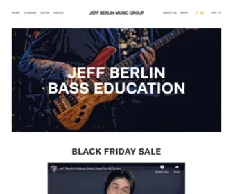 JeffberlinmusicGroup.com(Jeff Berlin Music Group) Screenshot
