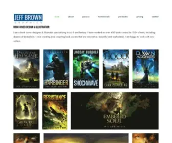 Jeffbrowngraphics.com(Book Cover Illustration) Screenshot