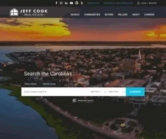 Jeffcookrealestate.com(Charleston, SC) Screenshot