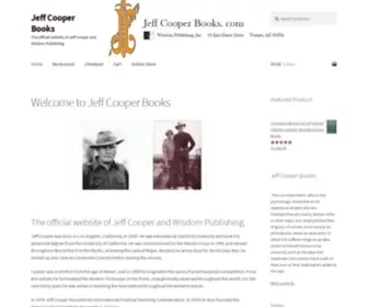 Jeffcooperbooks.com(The official website of Jeff Cooper and Wisdom Publishing) Screenshot