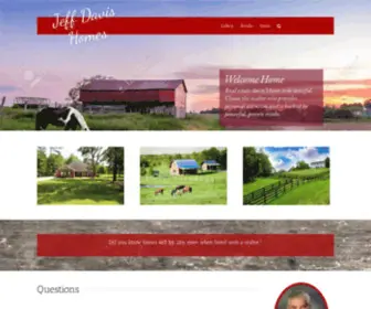 Jeffdavishomes.com(Jeff Davis Homes) Screenshot