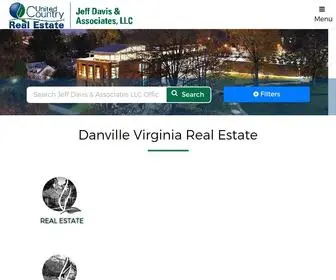 Jeffdavisrealestate.com(Danville Virginia Real Estate) Screenshot