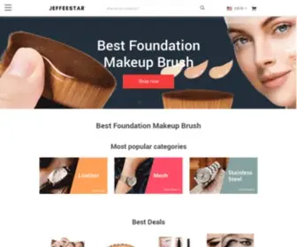 Jeffeestar.com(Best Place for Makeup Accessories) Screenshot