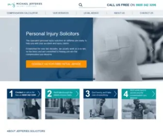 Jefferies-Solicitors.com(Personal Injury Claims Solicitors) Screenshot