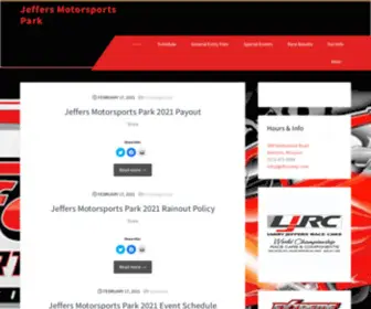 Jeffersmotorsportspark.com(Sikeston Missouri) Screenshot