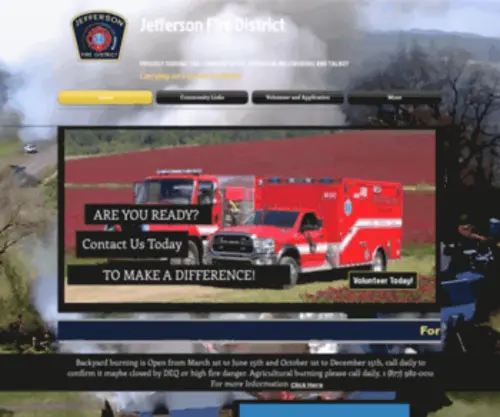Jeffersonfire.org(JFD) Screenshot