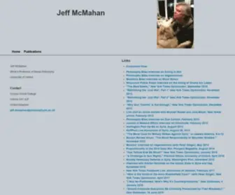 Jeffersonmcmahan.com(Jeff McMahan) Screenshot