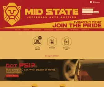 Jeffersonmidstate.com(Jefferson Mid State Auto Auction) Screenshot