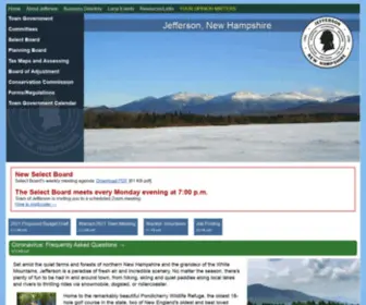 Jeffersonnh.org(Jefferson, New Hampshire) Screenshot