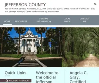 Jeffersonpa.net(Official Website of the Jefferson County Property Appraiser) Screenshot
