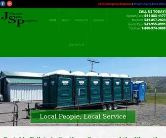 Jeffersonstatepumping.com(Portable Toilets) Screenshot