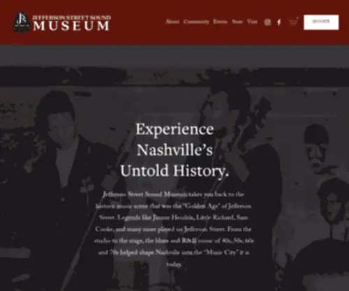 Jeffersonstreetsound.com(Jefferson Street Sound Museum) Screenshot