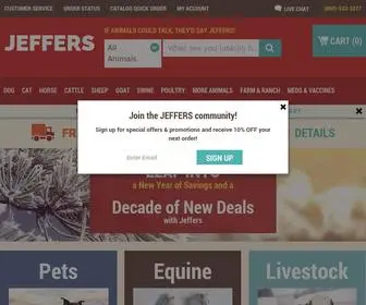 Jefferspet.com(Pet Supplies) Screenshot