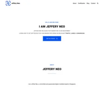 Jefferyneo.com(Jeffery Neo) Screenshot