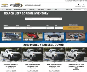 Jeffgordonchevrolet.net(Jeff Gordon Chevrolet) Screenshot