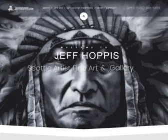 Jeffhoppis.com(Native American Paintings Art Gallery & Prints) Screenshot