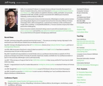 Jeffhuang.com(Jeff Huang) Screenshot