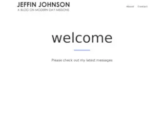 Jeffin.org(A Christian Blog) Screenshot
