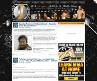 Jeffjoslinmma.com(MMA Training) Screenshot