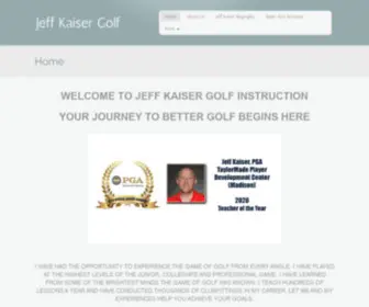 Jeffkaisergolf.com(Jeff Kaiser Golf Instruction) Screenshot