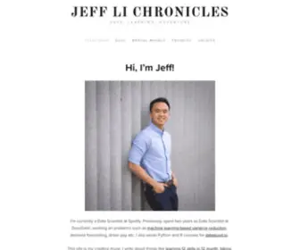 Jefflichronicles.com(Jeff Li Chronicles) Screenshot