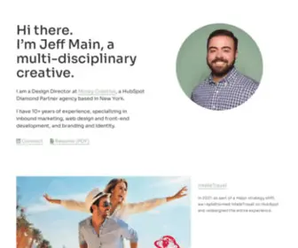 Jeffmaindesign.com(Jeff Main) Screenshot