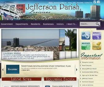 Jeffparish.net(Jefferson Parish) Screenshot