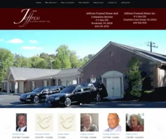 Jeffressfuneralhome.com(Jeffress Funeral Home) Screenshot