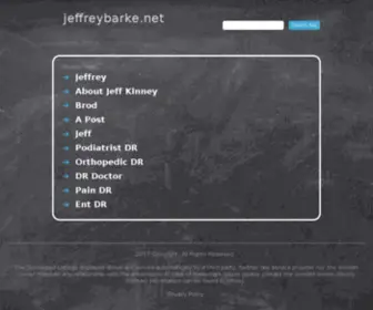 Jeffreybarke.net(Web worker) Screenshot