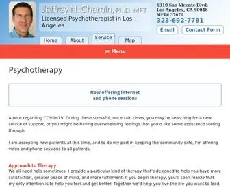 Jeffreychernin.com(Psychotherapy) Screenshot