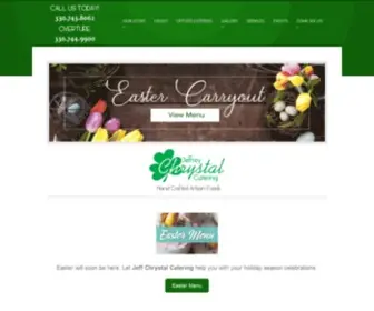 Jeffreychrystalcatering.com(Jeffrey Chrystal CateringHand Crafted Artisan Foods) Screenshot