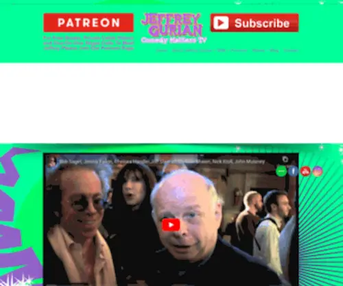 Jeffreygurian.com(Comedy Matters TV) Screenshot