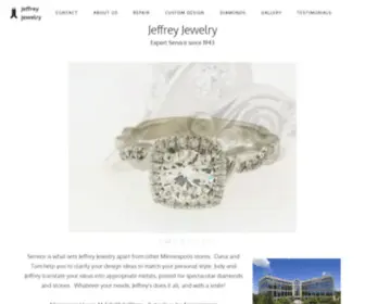Jeffreyjewelry.com(Custom Jewelry Diamond Engagement Rings) Screenshot