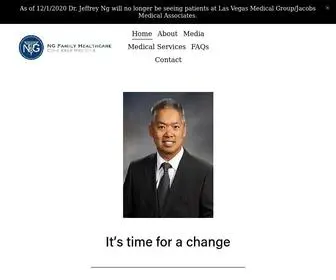 Jeffreyngmd.com(Ng Family Healthcare) Screenshot