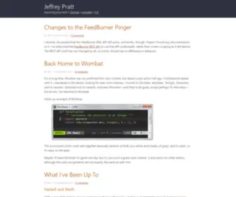 Jeffreypratt.net(Jeffrey Pratt) Screenshot